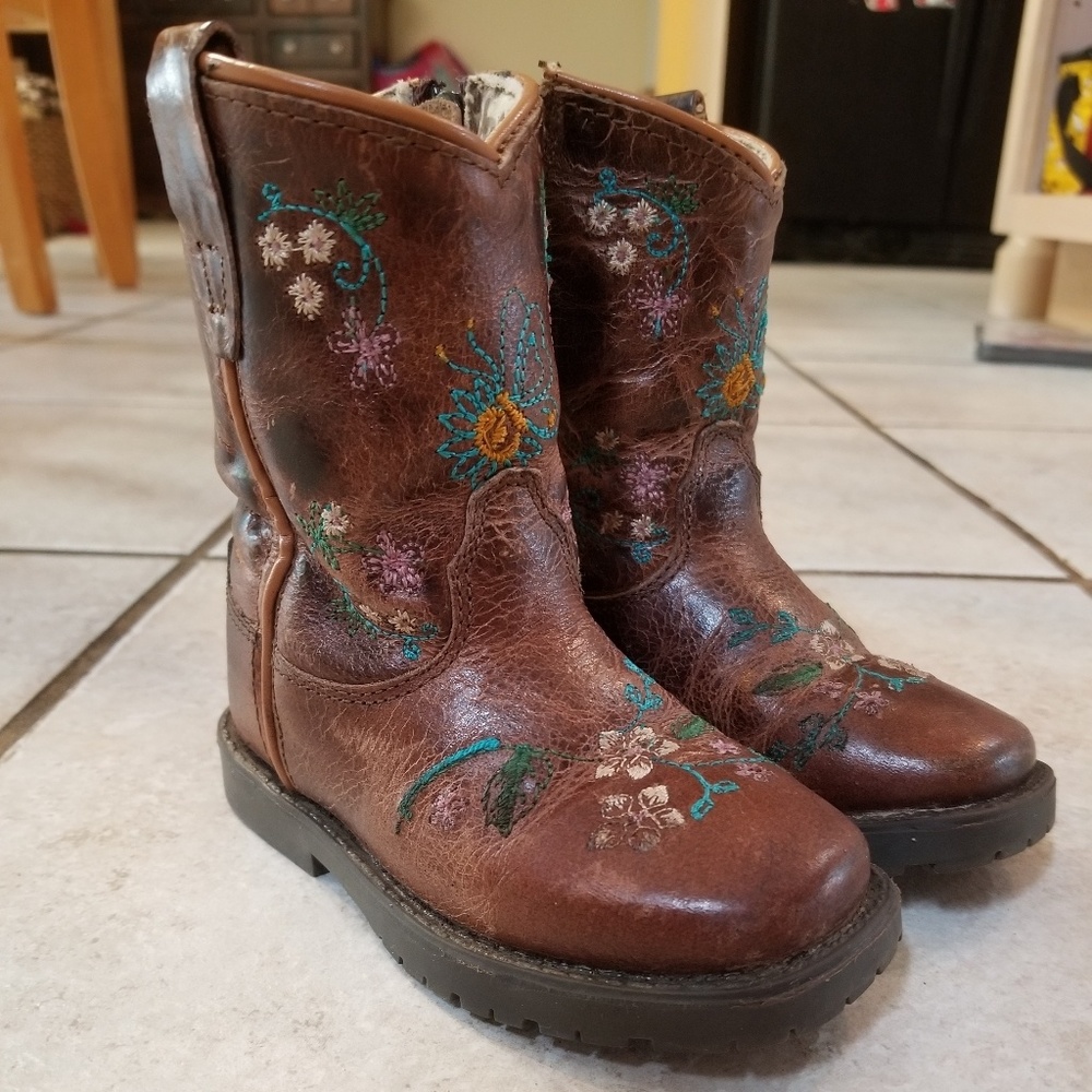 Girls Leather Boots by Smoky Mountain